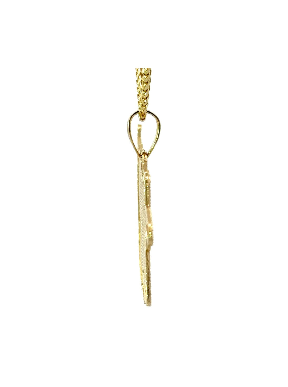 10K Yellow Gold Hustle Hard Charm