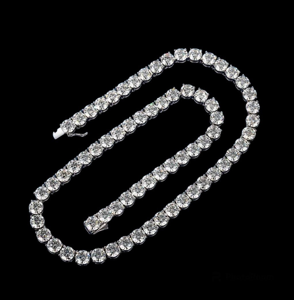 Sterling Silver Tennis Chain