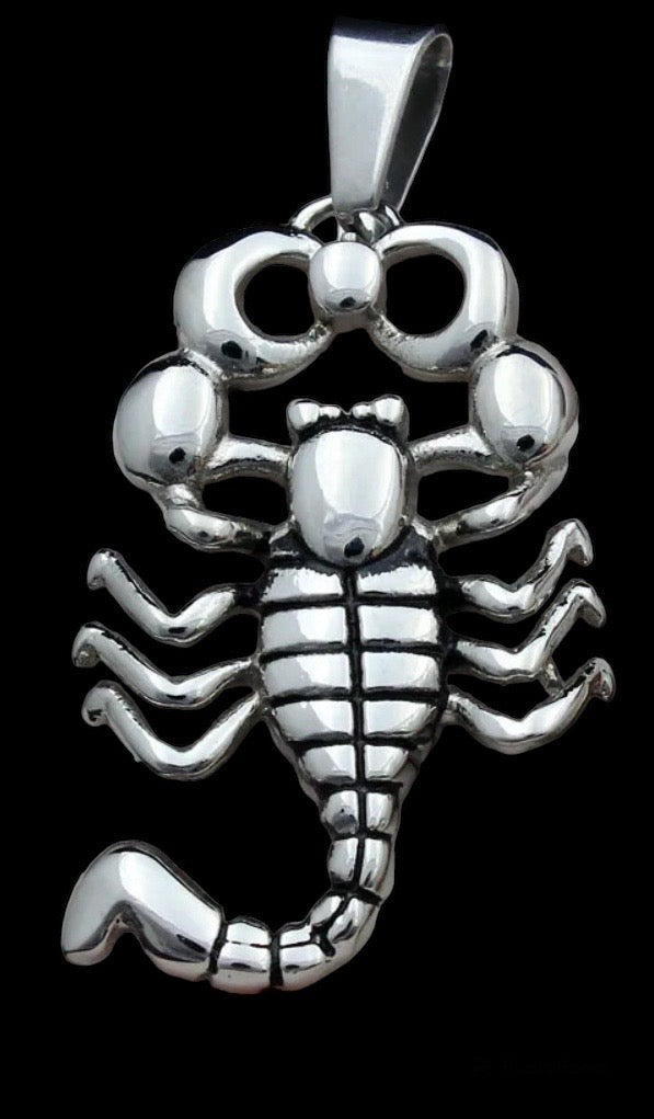 Stainless Steel Scorpion Charm