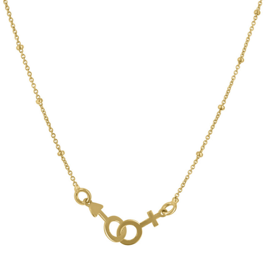 14K His Her Couple Fashion Necklace Collection