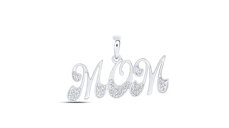 10k Mom Diamond Charm