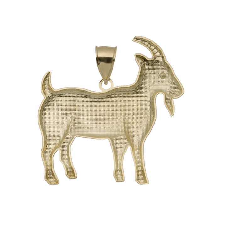 10K Goat Charm