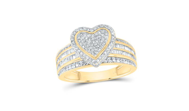 Heart Diamond Fashion Ring