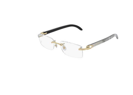 Genuine Buffalo White Horn Cartier Sunglasses