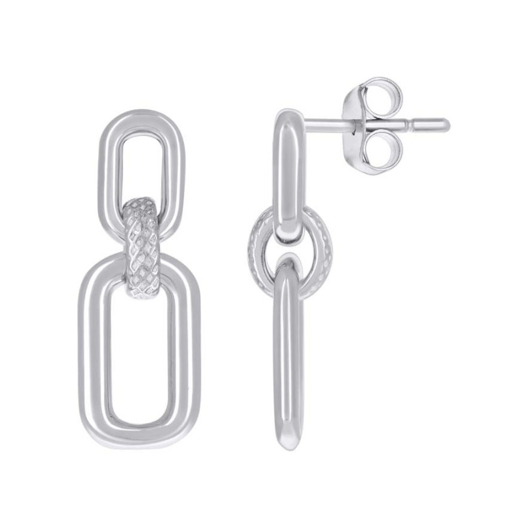 Sterling Silver Double Danglers Earrings