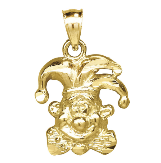 10K Joker Clown Charm