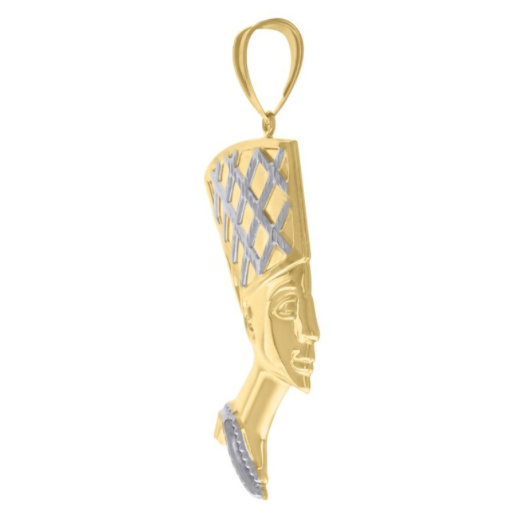 10k Yellow Gold Nefertiti Egyptian Charm