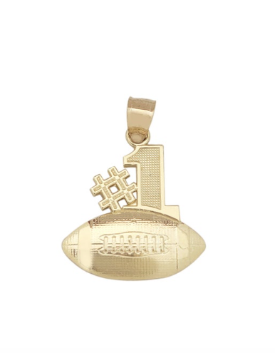 10k #1 American Football Charm
