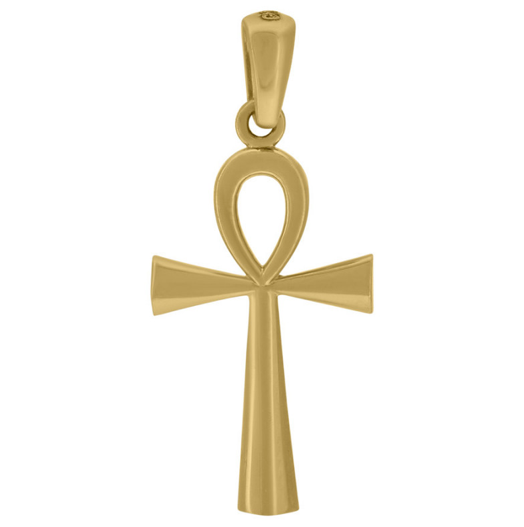 10K Yellow Gold Ankh Cross