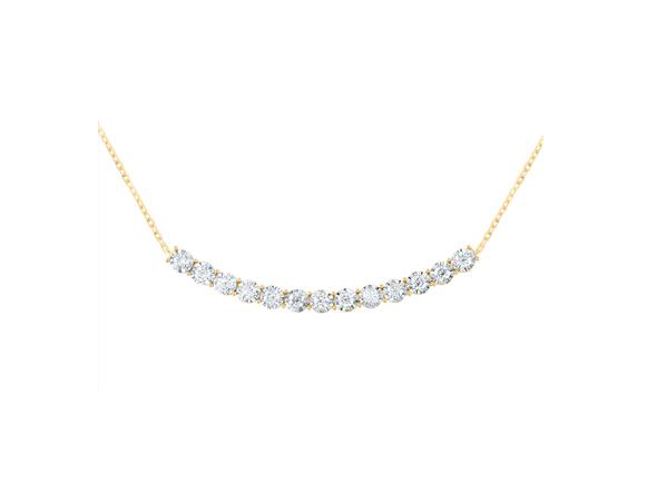 14k Tennis Round 5/8 Cttw Diamonds Necklace