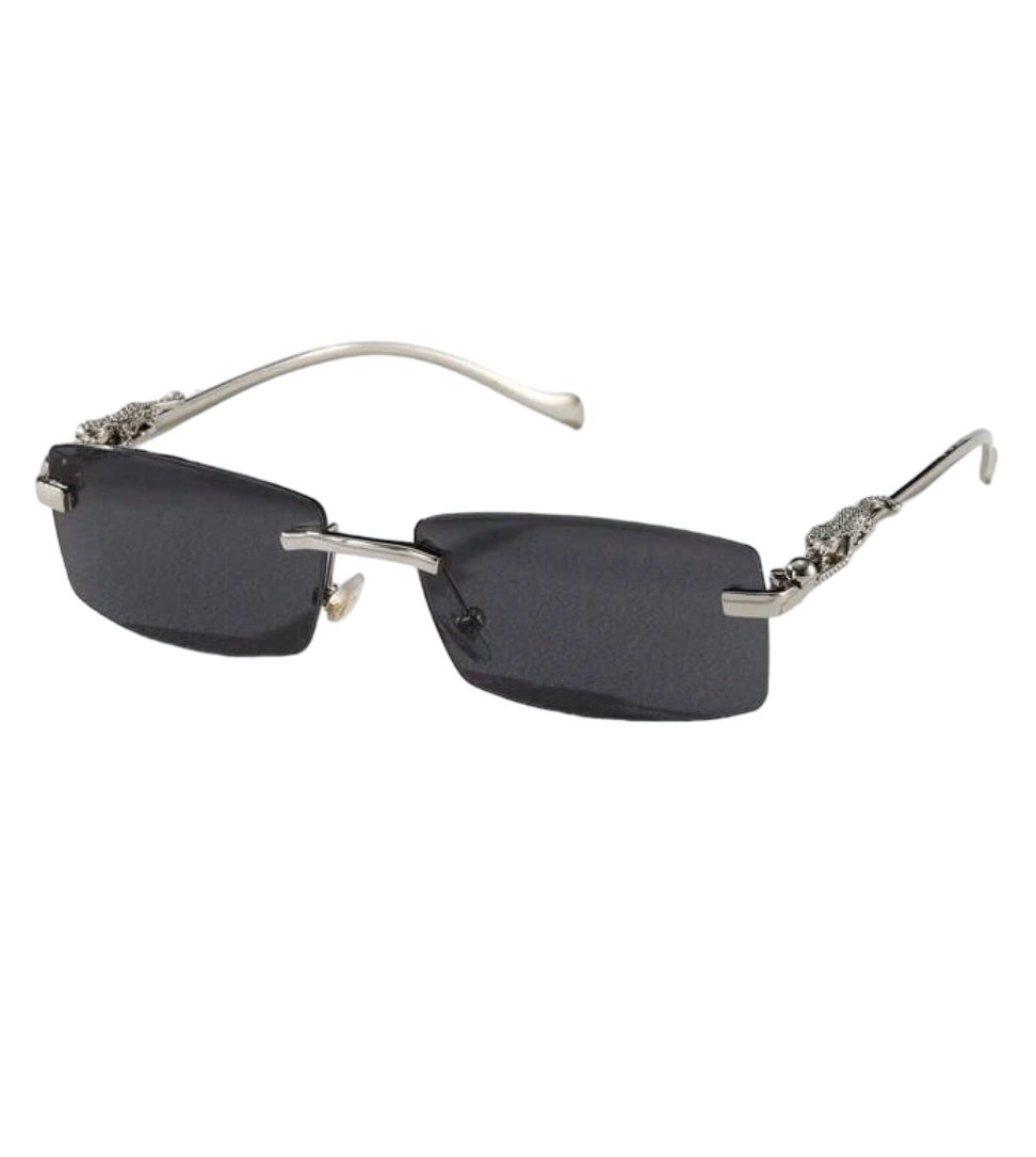Cartier panther sunglasses with leopard print fashion design
