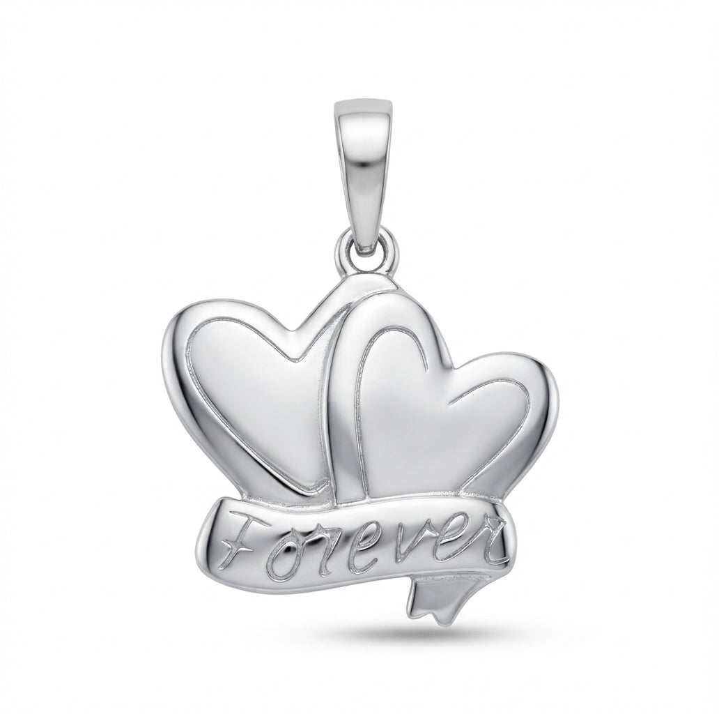 Forever heart pendant in 925 sterling silver