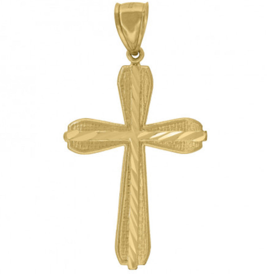 10k Diamond Cut Cross