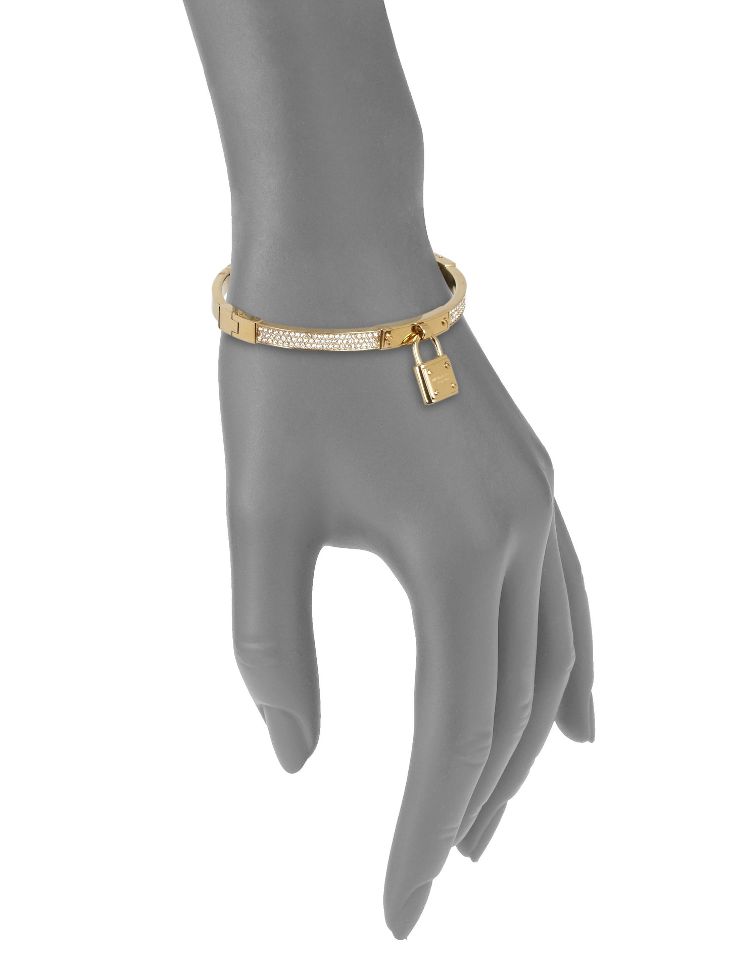 Stainless Steel Gold Tone Micheal Kors Bangle