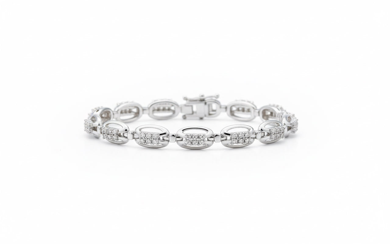 1/3 carat total weight natural diamond bracelet – 7 inch gift style