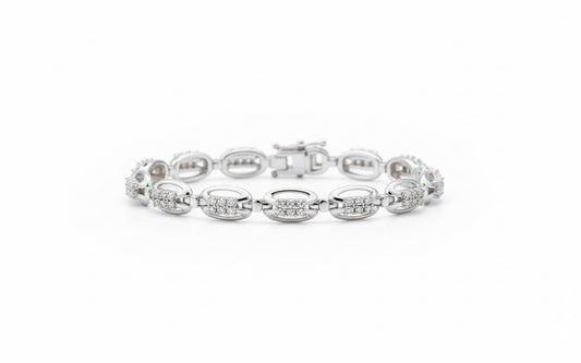 1/3 carat total weight natural diamond bracelet – 7 inch gift style