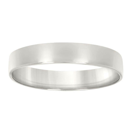 Sterling Silver Men's 5mm Comfort Fit Band Ring