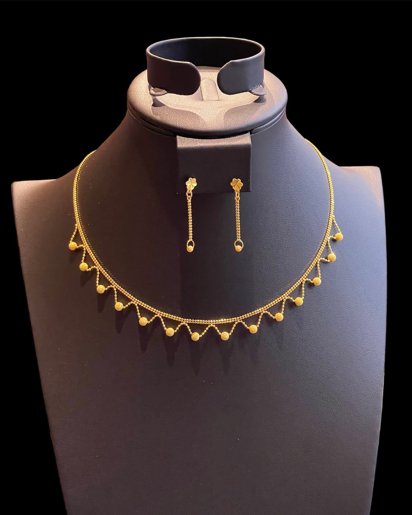 22K Fashion Beaded Necklace