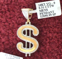 Dollar Sign Pendant