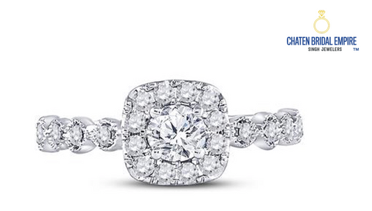 Solitaire Diamond Bridal Engagement Ring