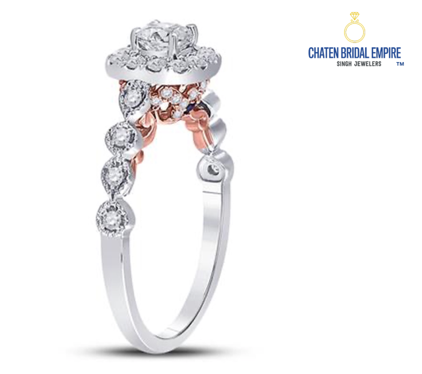 Solitaire Diamond Bridal Engagement Ring