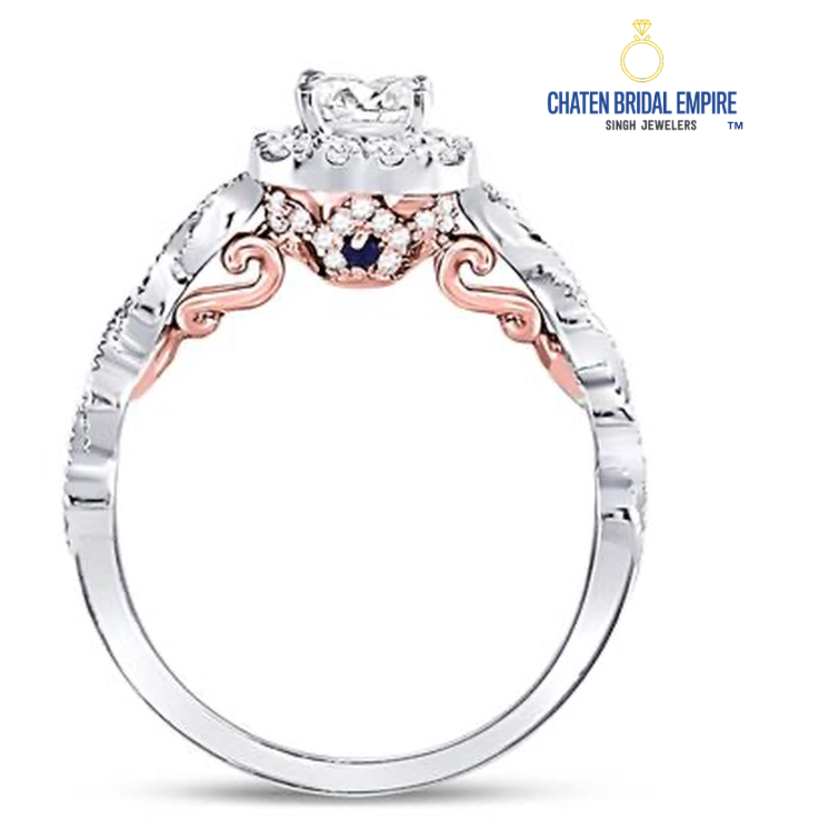 Princess Cut Bridal Engagement Ring