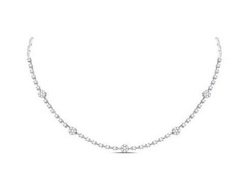 14K Luxury Diamond Necklace