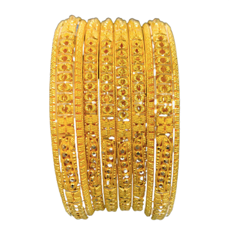 22K 6-Piece Bangles