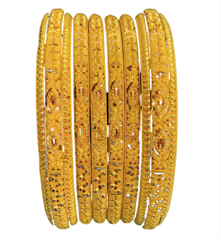 22K 6-Piece Bangles Set