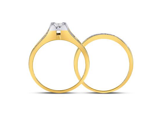 Princess Cut Bridal Ring Set