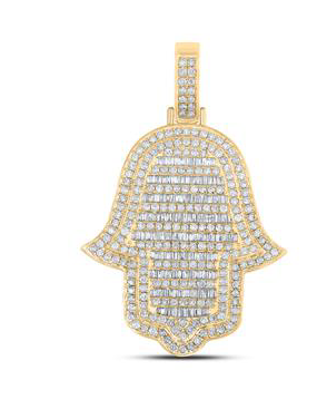 14K Hamsa Pendant