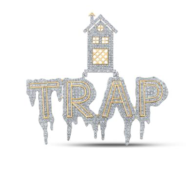 10K Trap House Drip Pendant