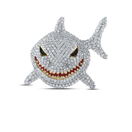 10K Shark Pendant