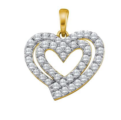 10K Heart Pendant