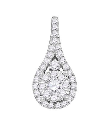 14K Diamond Pendant