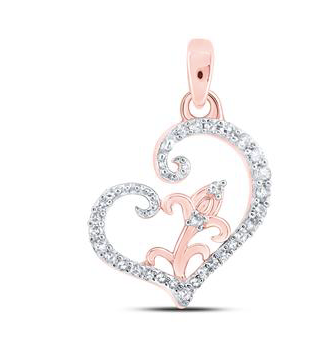 10K Heart Pendant