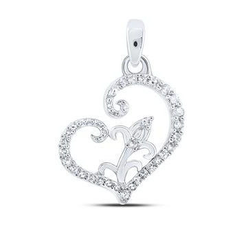 10K Heart Pendant