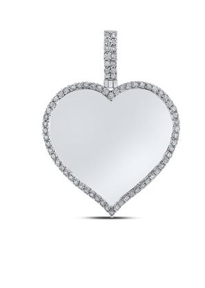 10K Memory Heart Pendant