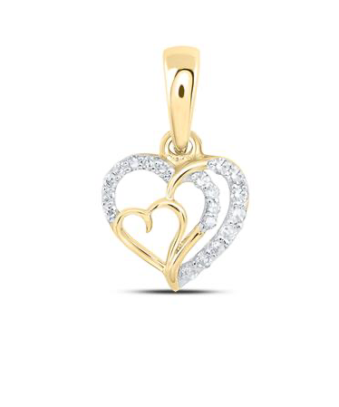 10K Forever Heart Pendant