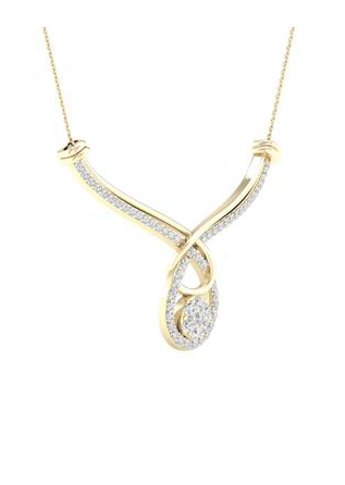 14K Lavaaj Diamond Necklace