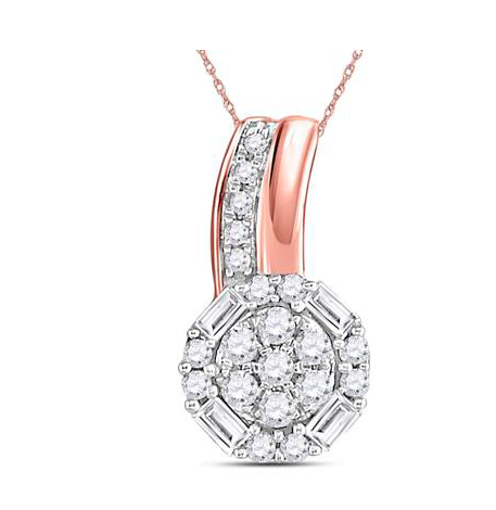 14K Flower Pendant