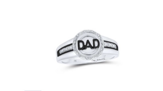 DAD Mens Diamond Ring