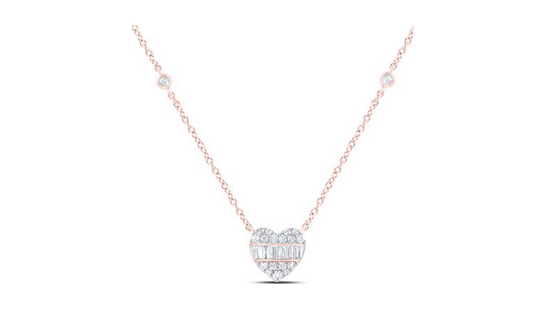 10K Fashion Diamond Necklace