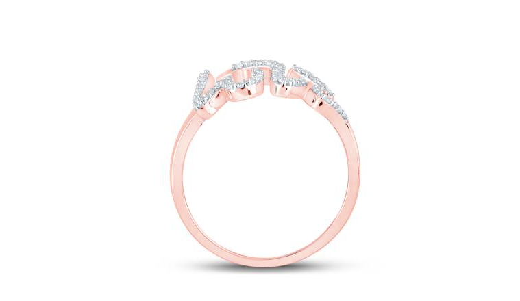 10K LOVE Diamond Ring