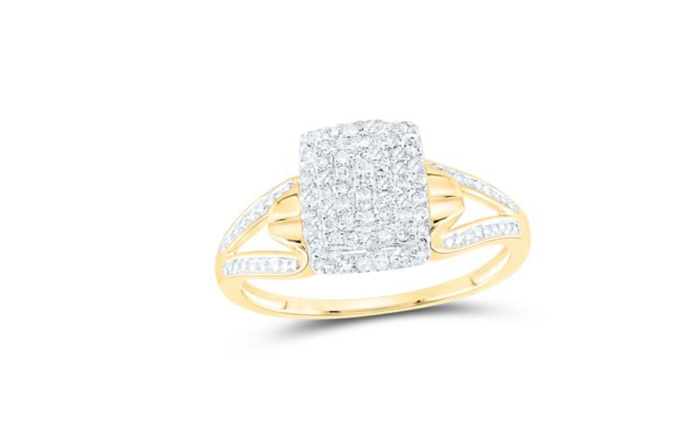 10K Diamond Fashion Ring