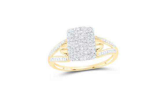 10K Diamond Fashion Ring