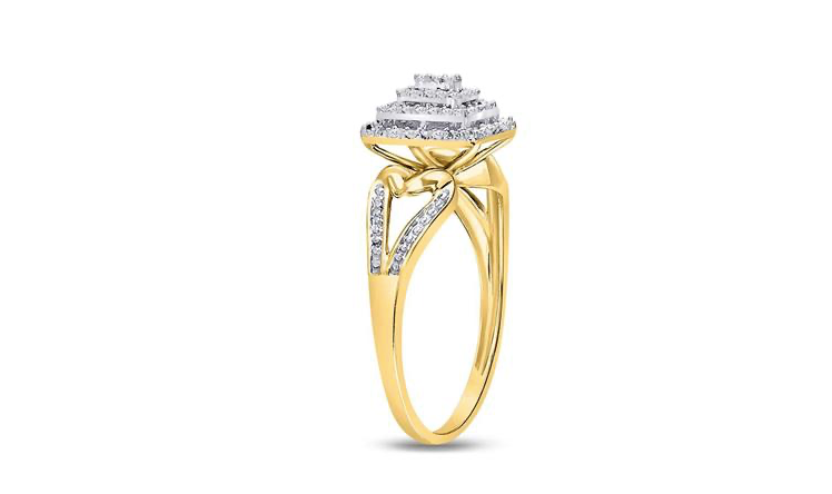 10K Diamond Fashion Ring