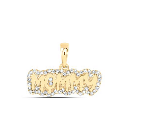 10K Mommy Pendant