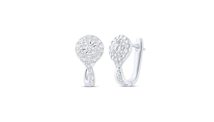 10K Diamond Fashion Earrings