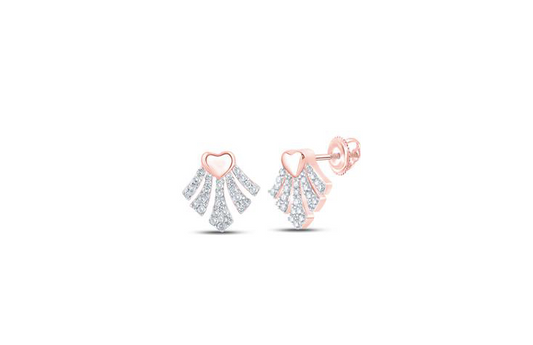 10K Fashion Diamond Earrings